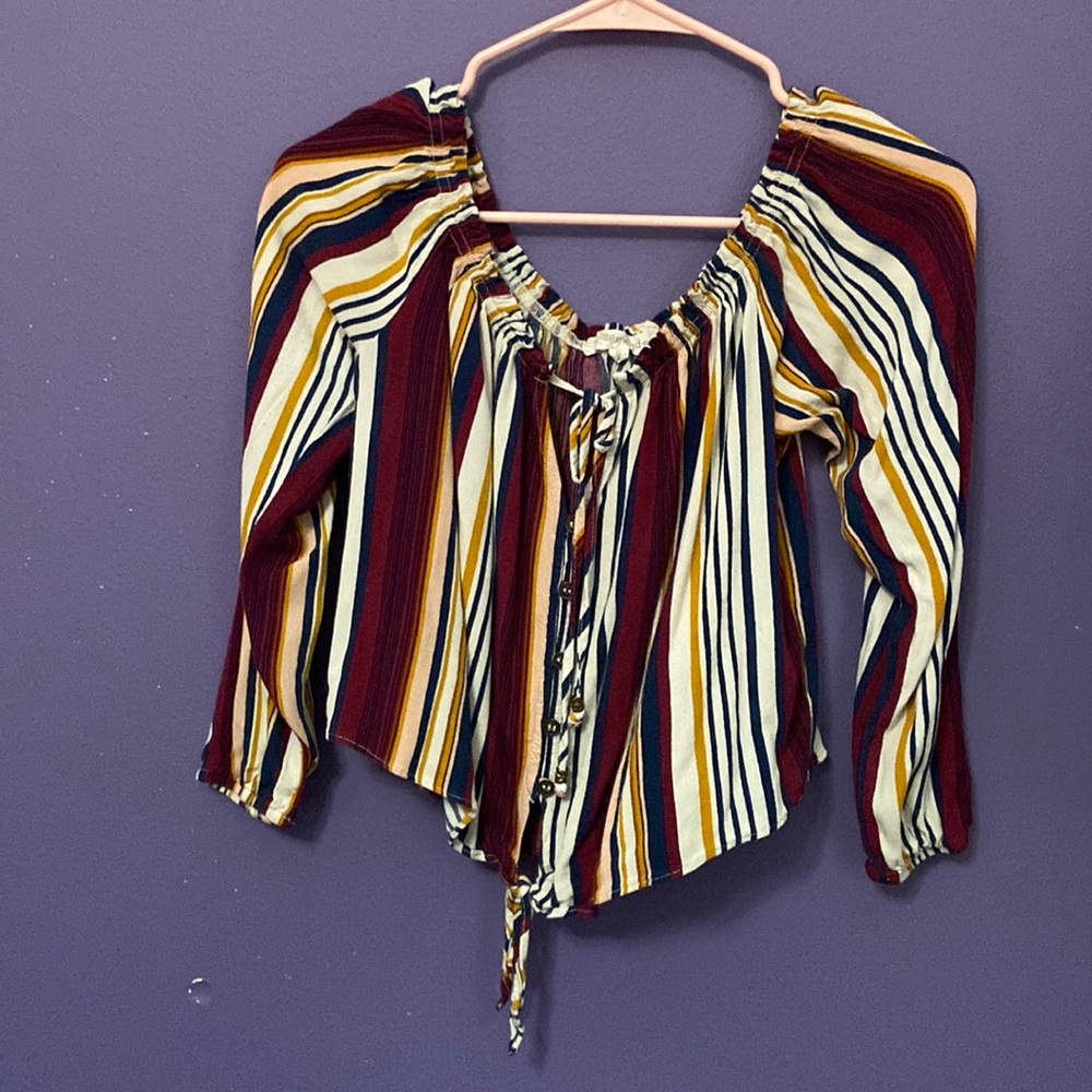 Multicolor soft long sleeve  shirt